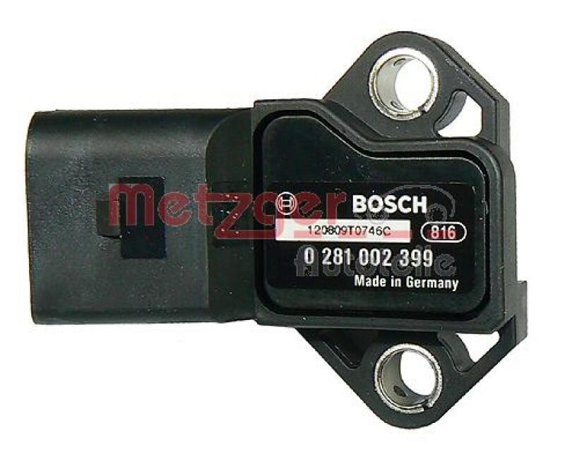 METZGER Sensor, boost pressure OE-part