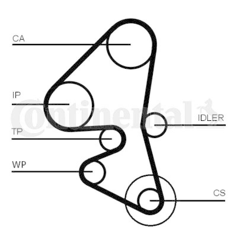 CONTINENTAL CTAM Timing Belt