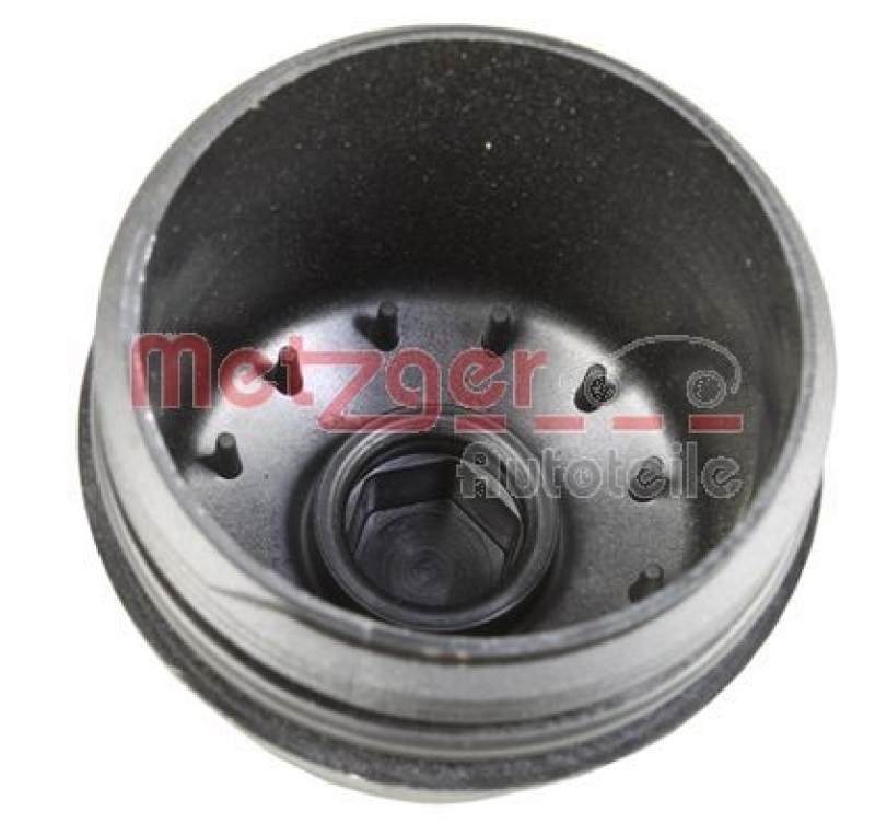 METZGER Cap, oil filter housing