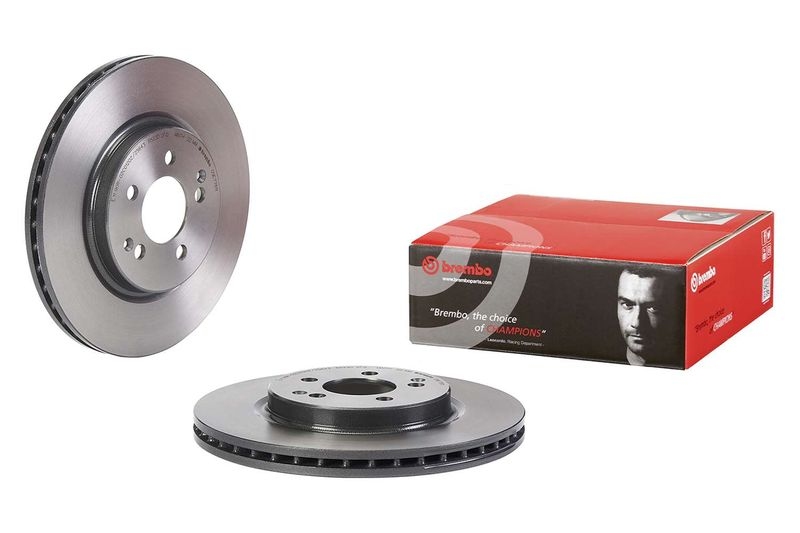 2x BREMBO Bremsscheibe PRIME LINE - UV Coated