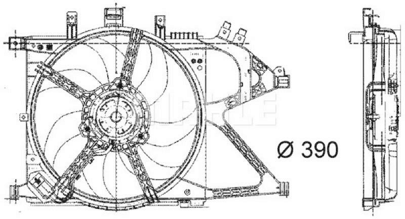 MAHLE Lüfter, Motorkühlung PREMIUM LINE