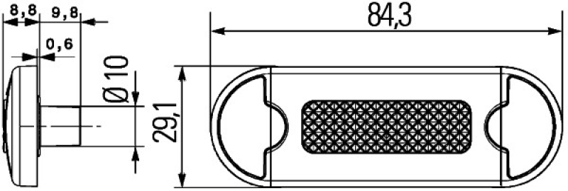 HELLA Door Footwell Light