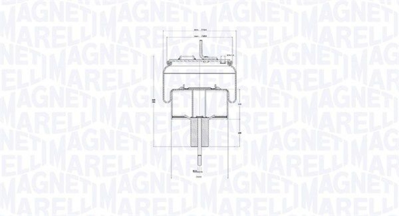 MAGNETI MARELLI Bellow, air suspension