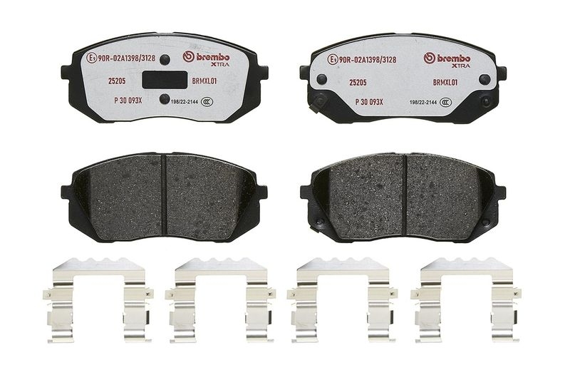 BREMBO Brake Pad Set, disc brake XTRA LINE