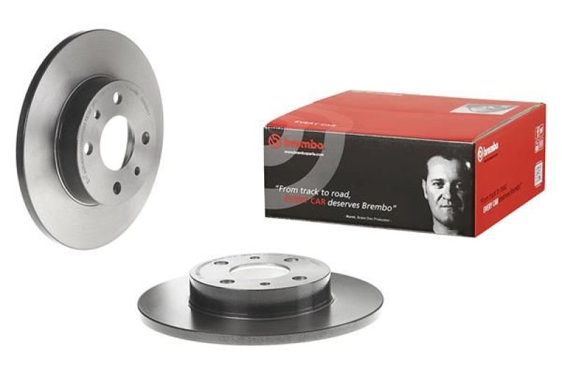 2x BREMBO Bremsscheibe COATED DISC LINE