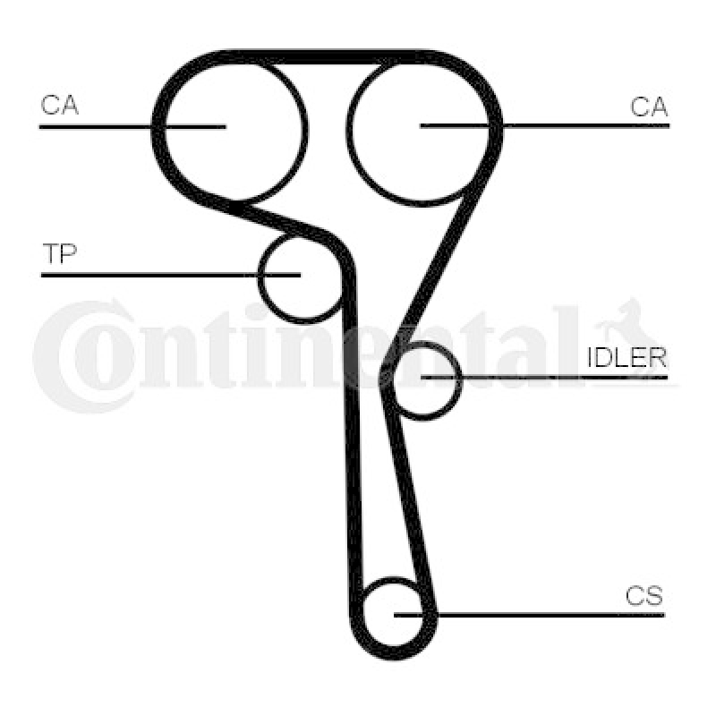 CONTINENTAL CTAM Wasserpumpe + Zahnriemensatz