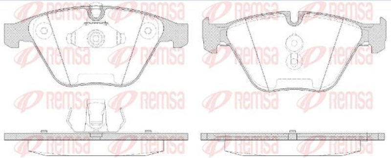 KAWE Brake Pad Set, disc brake