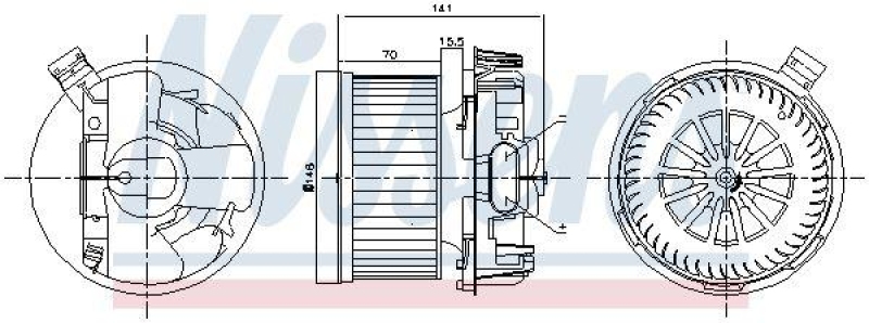 NISSENS Interior Blower