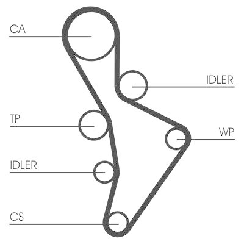 CONTINENTAL CTAM Water Pump & Timing Belt Set