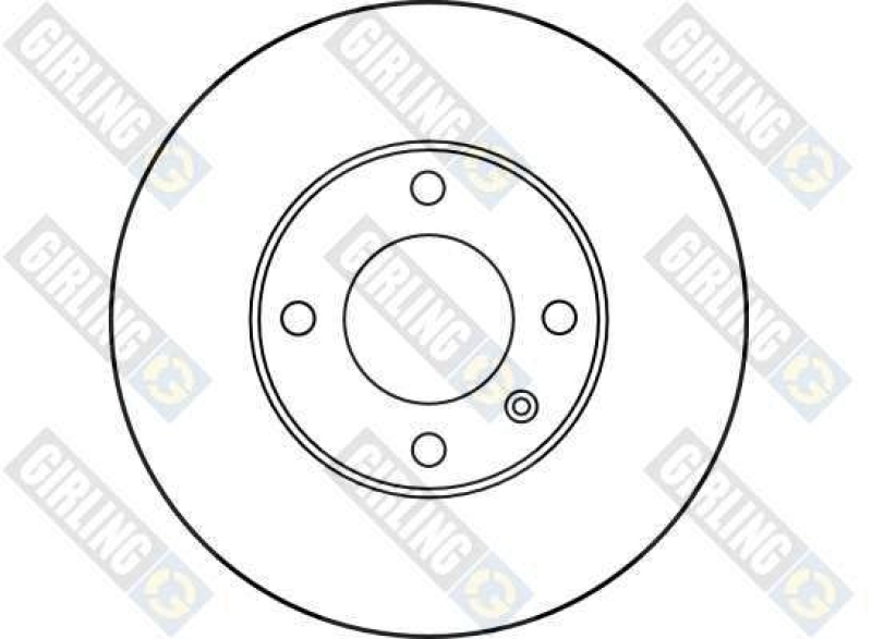 2x GIRLING Brake Disc