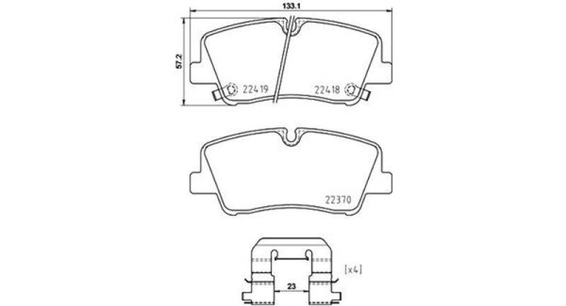 MAGNETI MARELLI Brake Pad Set, disc brake