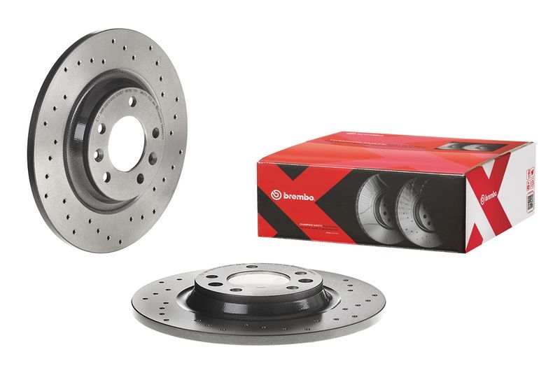 2x BREMBO Bremsscheibe XTRA LINE - Xtra