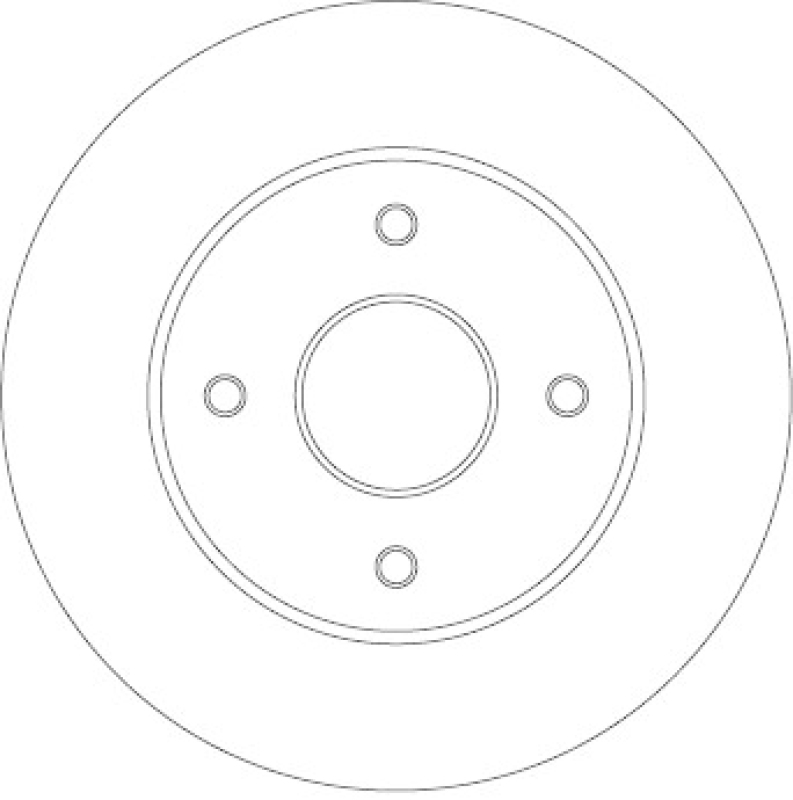 2x TRW Bremsscheibe