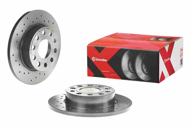 2x BREMBO Brake Disc XTRA LINE - Xtra