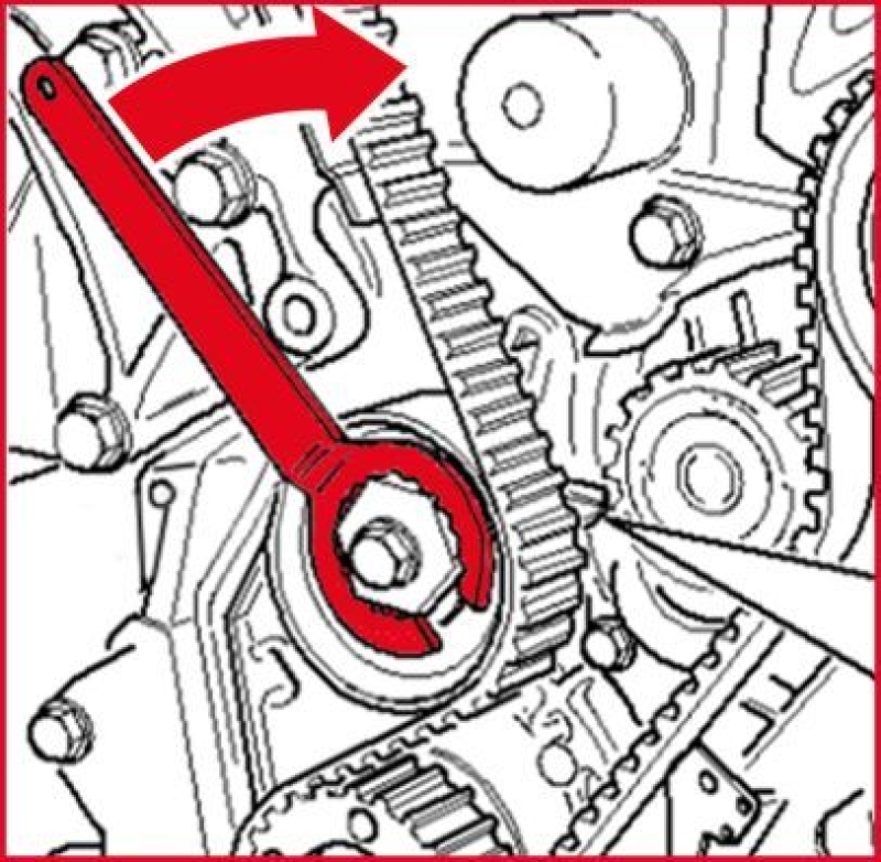 KS TOOLS Einstellwerkzeugsatz, Steuerzeiten