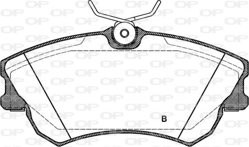 OPEN PARTS Bremsbelagsatz, Scheibenbremse