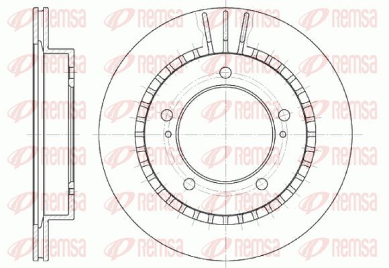 2x KAWE Brake Disc