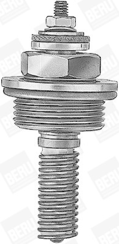 BorgWarner (BERU) Glow Plug, parking heater