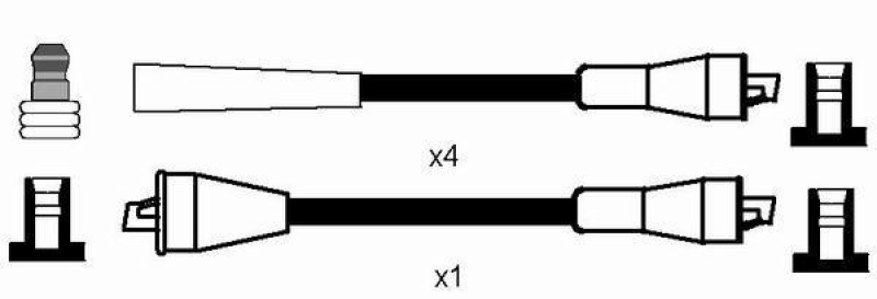 NGK Zündleitungssatz