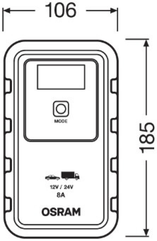 OSRAM Batterieladegerät BATTERYcharge 908