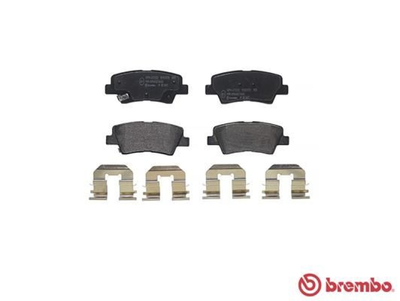 BREMBO Brake Pad Set, disc brake PRIME LINE