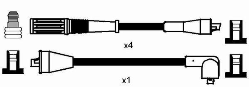 NGK Ignition Cable Kit