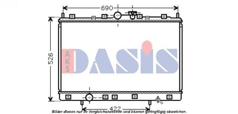 AKS DASIS Lüfter, Motorkühlung