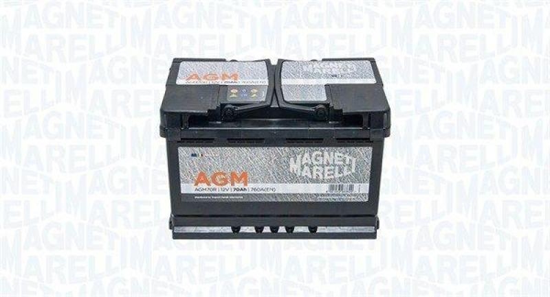 Magneti Marelli Autobatterie Starterbatterie AGM Batterie 12V 70Ah 760A B13