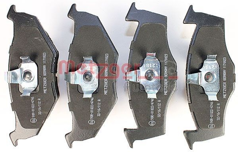 METZGER Brake Pad Set, disc brake