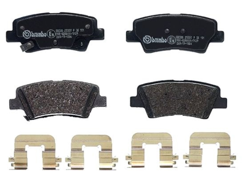 BREMBO Brake Pad Set, disc brake PRIME LINE