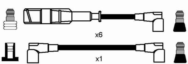 NGK Ignition Cable Kit