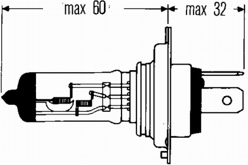 HELLA Glühlampe, Fernscheinwerfer HEAVY DUTY