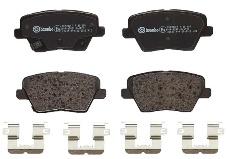 BREMBO Brake Pad Set, disc brake