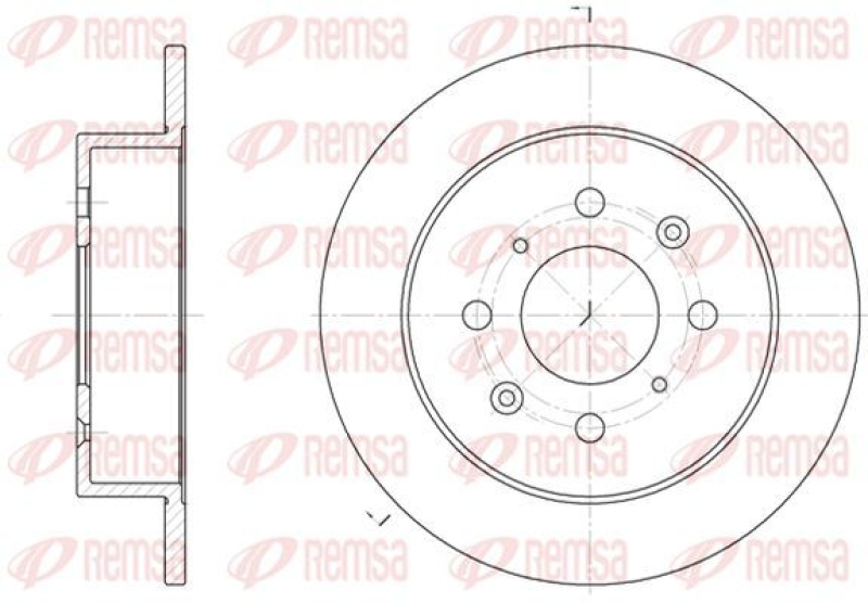 2x KAWE Brake Disc