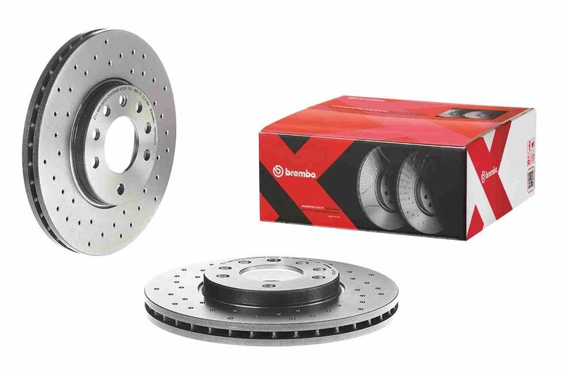 2x BREMBO Bremsscheibe XTRA LINE - Xtra