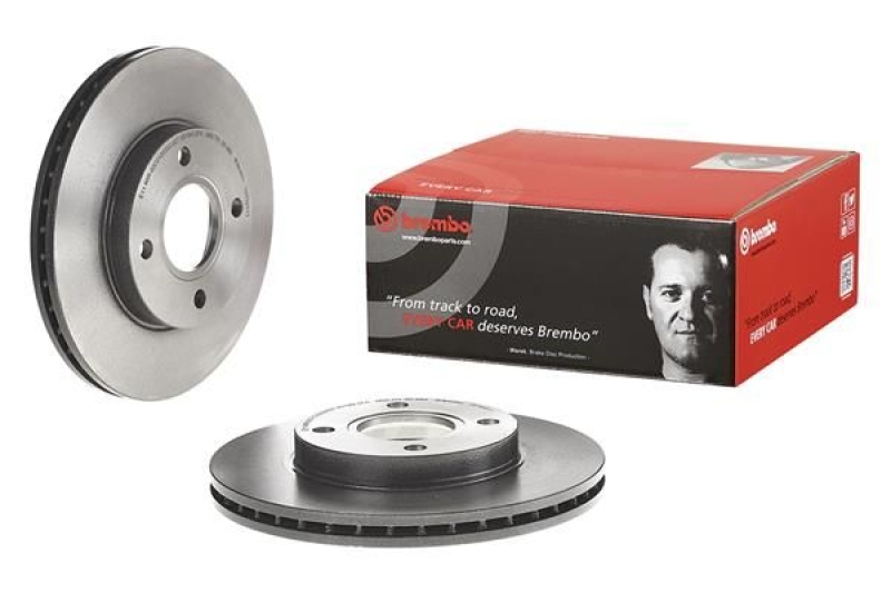 2x BREMBO Bremsscheibe PRIME LINE - UV Coated