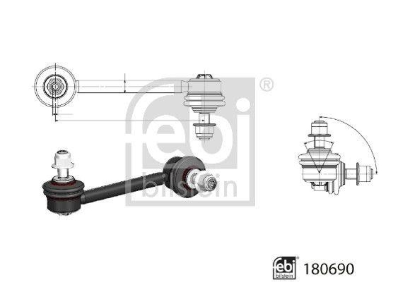 FEBI BILSTEIN Stange/Strebe, Stabilisator