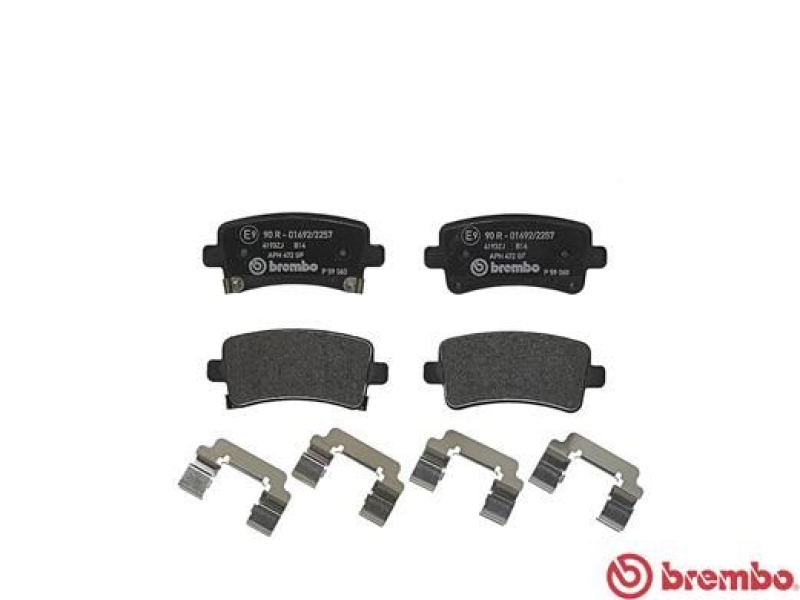 BREMBO Brake Pad Set, disc brake PRIME LINE