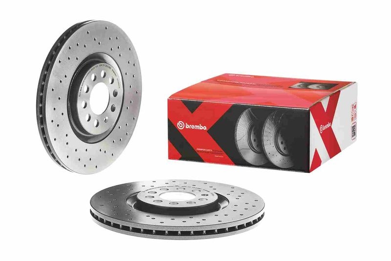 2x BREMBO Bremsscheibe XTRA LINE - Xtra