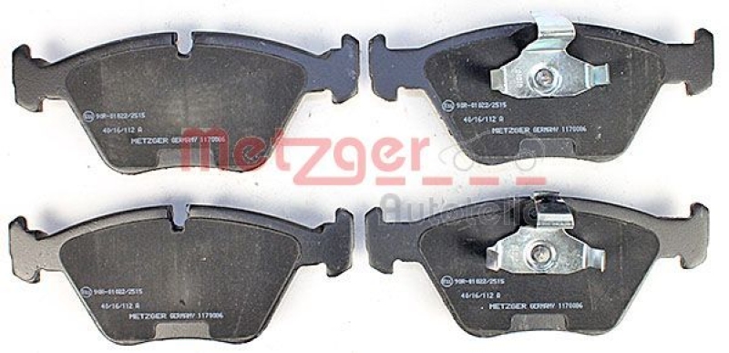 METZGER Brake Pad Set, disc brake