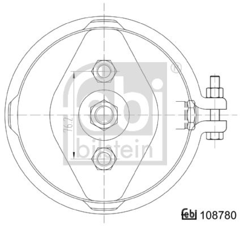 FEBI BILSTEIN Membranbremszylinder