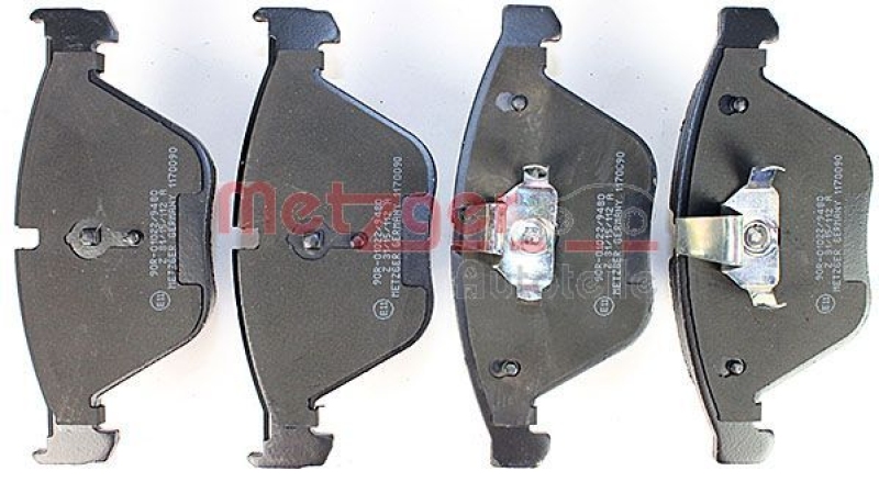 METZGER Brake Pad Set, disc brake