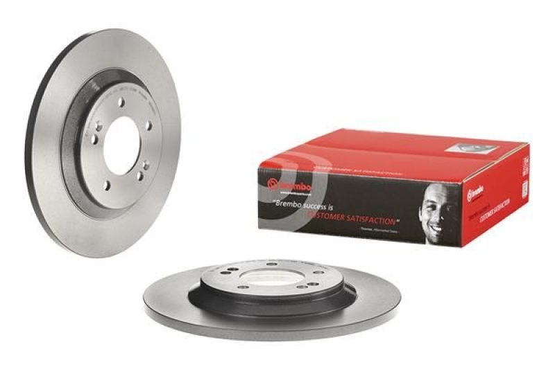 2x BREMBO Bremsscheibe PRIME LINE - UV Coated