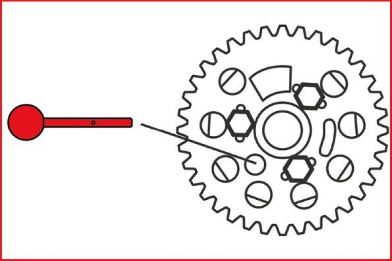 KS TOOLS Einstellwerkzeugsatz, Steuerzeiten