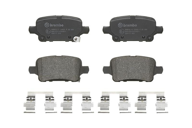 BREMBO Brake Pad Set, disc brake PRIME LINE