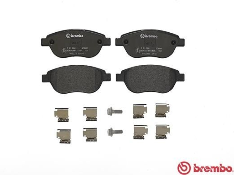 BREMBO Brake Pad Set, disc brake