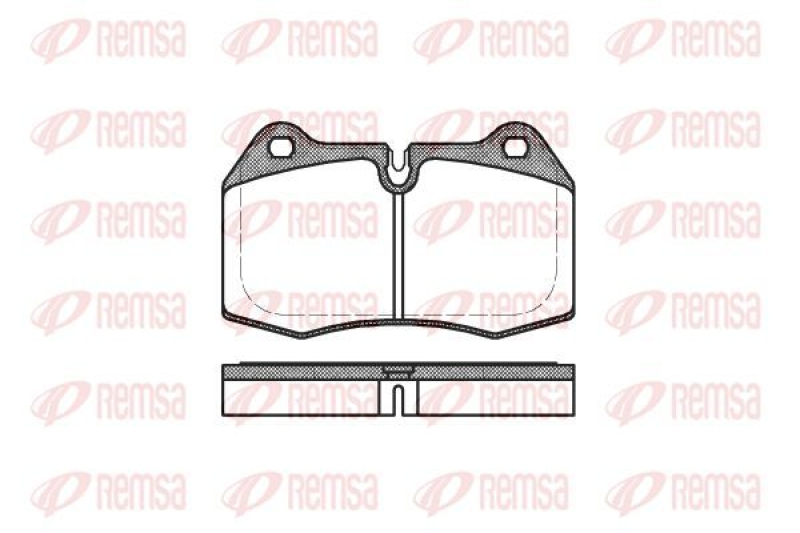 KAWE Brake Pad Set, disc brake