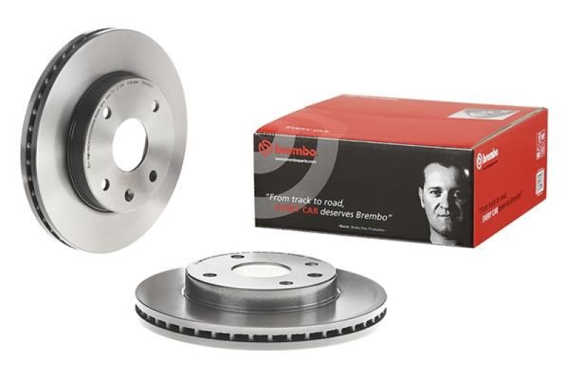 2x BREMBO Bremsscheibe PRIME LINE - UV Coated