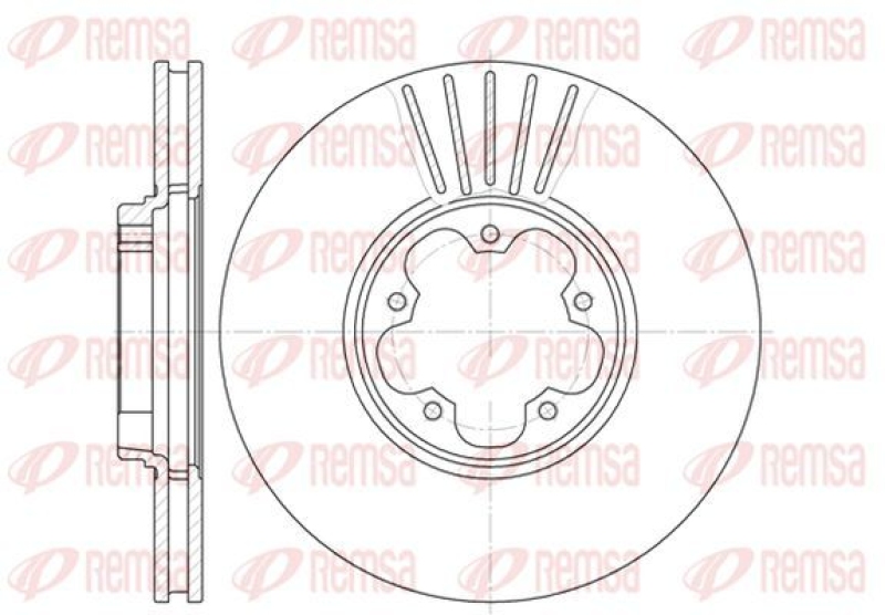 2x KAWE Brake Disc