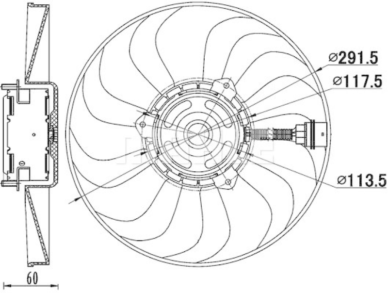MAHLE Lüfter, Motorkühlung BEHR
